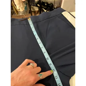 Banana Republic Blue White Athletic Stripe High Rise Wide Leg Dress Pants Size 8 thumbnail 9