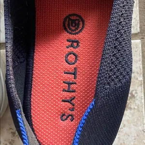 Rothy's Maritime Lattice Stitch Sneakers Navy thumbnail 7