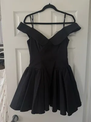 House of CB Elida Black Off Shoulder Mini Dress thumbnail 10