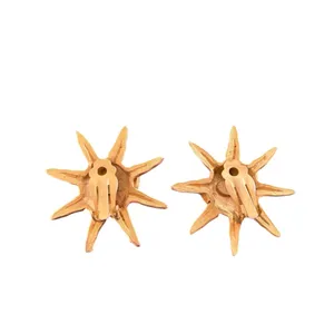 VTG 80’s Gold Clip On Earrings Sun Face w/Sunglasses Rhinestone Bling 1.5 Retro thumbnail 2