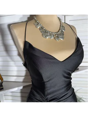 Windsor maxi dress sexy mermaid gown open back plunge prom homecoming whimsigoth thumbnail 9