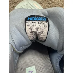 HOKA ONE ONE Bondi 8 Running Shoes Chalk Violet Pastel Lilac Sneaker Sz 8 Wide thumbnail 11