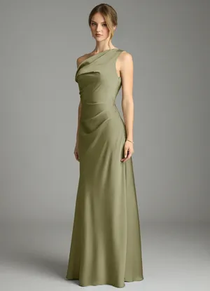 Azazie Bridesmaid Dress Pistachio thumbnail 2