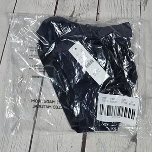 J. Crew Curved-waist cheeky‎ bikini bottom Navy S NWT thumbnail 9
