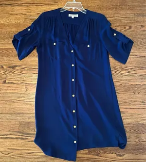 Amanda Uprichard Navy Dress thumbnail 1
