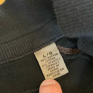 Tommy Bahama Black 1/4 Zip Pullover Sweatshirt Men’s Large Cotton Blend thumbnail 3