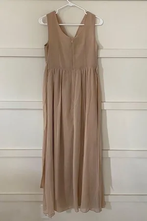bridesmaids dress- tan/taupe thumbnail 5