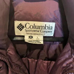 Columbia Purple Down Filled Long Sleeve Full Zip Puffer Jacket Sz Large thumbnail 6