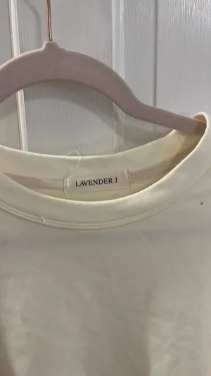 Pale Yellow Crewneck Sweatshirt Size M thumbnail 2