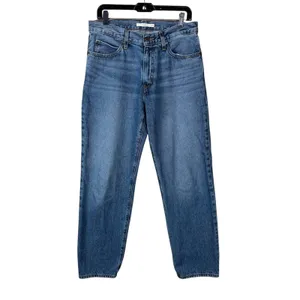 Levi's 94 Baggy Jeans Women's 29x31 Medium Wash Relaxed Fit Slouchy Wide Leg thumbnail 3