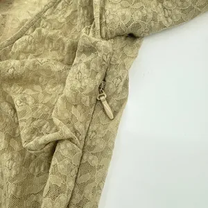House of‎ CB Giovanna Musk Lace Long Sleeve Maxi Dress NWT Cut Out Small Sexy thumbnail 11