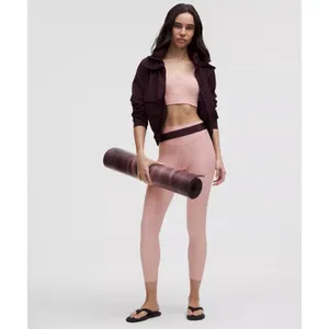 Lululemon Wunder Under SenseKnit HR Tight 25" Size 4 Pink Haze NWT Authentic thumbnail 2