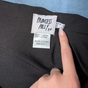 Princess Polly Black Fabric thumbnail 2