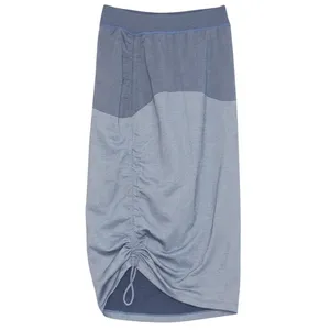 Fabletics Skirt Melody Ruched Athleisure Bodycon Asymmetrical Minimalist Blue XS thumbnail 2