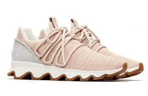 Sorel kinetic lace casual sneakers in tan thumbnail 1