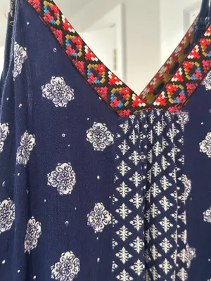 Summer Dress Blue Size L thumbnail 2
