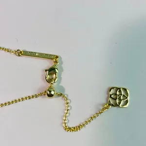 Kendra Scott Elisa Princess Gold Short Pendant Necklace thumbnail 8