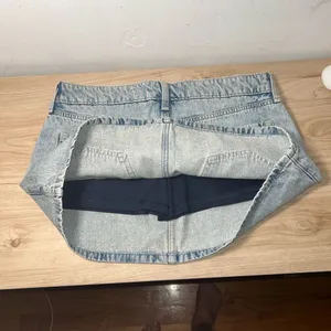 Light wash Hollister denim skirt with built in shorts thumbnail 5