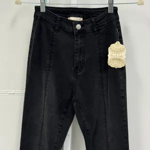 NWT Altar'd State‎ Flare Jeans Washed Black High Rise Bell Bottom XS IP34830-01A thumbnail 3