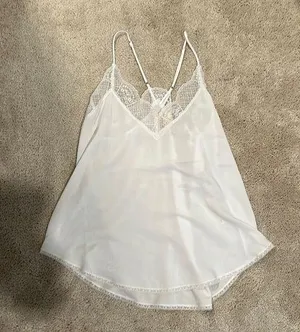 Lovestitch White tank top- NEW thumbnail 1