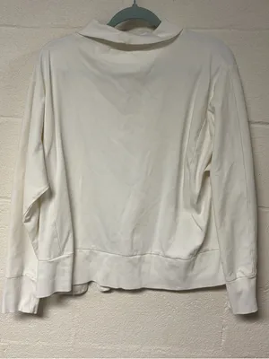 Haven Well Within Women's Cream Mock Neck Pullover Sweatshirt Size Large thumbnail 2