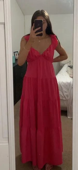 Boutique Pink Maxi Dress thumbnail 6