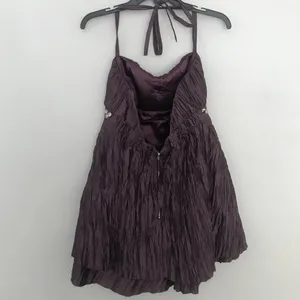 Do & Be Purple Crinkle Studded Marilyn Dress thumbnail 2