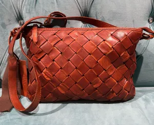Anthropologie Bags Anthropologie Vilenca Holland Leather Weave Crossbody Bag thumbnail 1