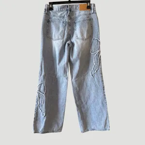 PacSun Casey Low Rise Baggy Jeans Women 23 Bow Detail Wide Leg Light Wash NWT thumbnail 5