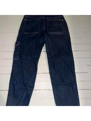 Pilcro dark wash carpenter jeans Size 27" #denim #carpenterjeans thumbnail 5