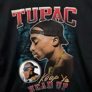 Tupac Keep Ya Head Up Rap Single West Coast Hip Hop Tee XL thumbnail 2