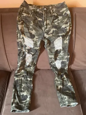 Women’s Fatigue Pants Cotton Size L Green Size L thumbnail 2