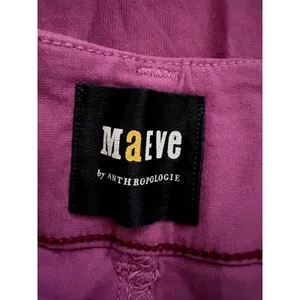 Maeve Anthropologie The Colette Pants Pink Size 25 Viscose Linen Cotton thumbnail 6