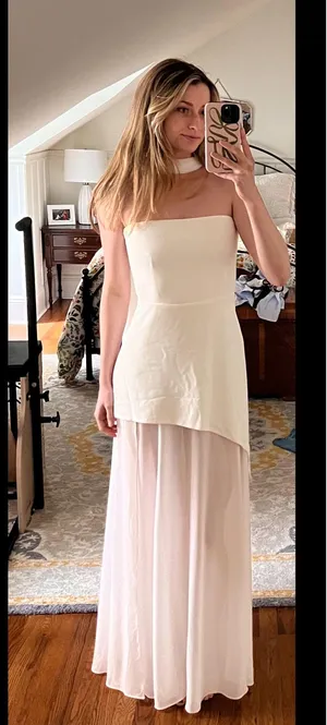 Matters Store Monaco White Dress with Scarf thumbnail 8