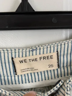 Free People We The Free Lotus Embroidered Railroad Balloon Jeans in Indigo 25 thumbnail 8