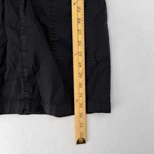 PISTOLA Rosie Black Utility Mini Shirt Dress Snap Front Elastic Waist Size XS thumbnail 9