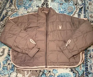 playboy puffer jacket thumbnail 1