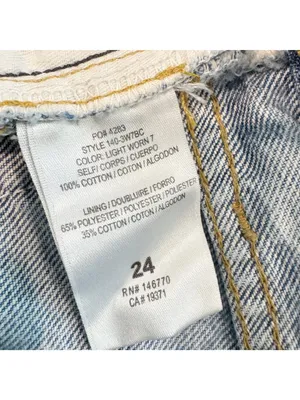 ReDone Jeans Size 24 Light Worn‎ 70s Bootcut Distressed Button Fly Flare Capsule thumbnail 8