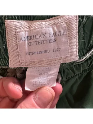 American Eagle Green Floral Embroidered Lounge Pants Size XL thumbnail 10