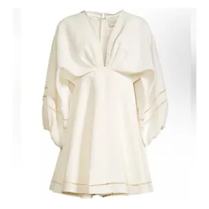 NWT SACHIN & BABI‎ Caden Babydoll Dress in Ivory Medium $475 thumbnail 6