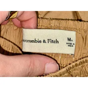 NWT Abercrombie & Fitch Tan Brown Parachute Cargo Pants Utility Pants Size M R thumbnail 4