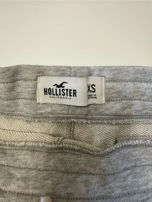 Hollister Gray Cozy Athletic Drawstring Shorts thumbnail 6