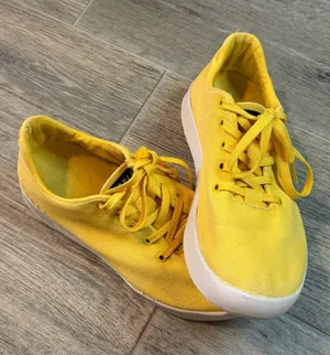 NOBULL Canvas Unisex Trainer Sneaker Yellow Lifting Gym W's Size 9 M's Size 8 thumbnail 1