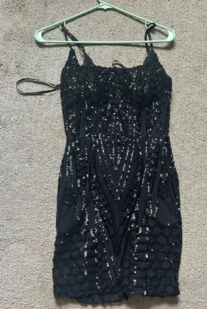 Windsor Black Sparkly Dress thumbnail 1
