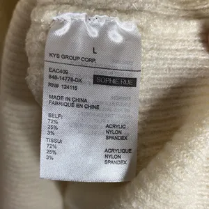 Sophie Rue plush waffle knit relaxed sweater size L thumbnail 9