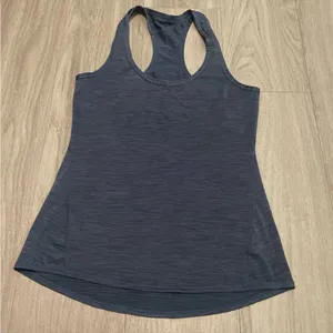 Athleta Navy Racerback Tank Top thumbnail 1
