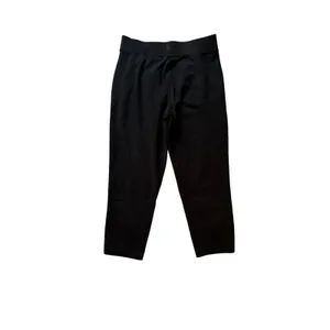T by Talbots Black Cropped Pants S Petite Cotton Blend Zip Pockets Stretch thumbnail 5