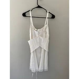 NWT Reformation Ainsley Linen Mini Dress Ivory Size 4 thumbnail 5