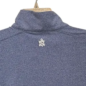 Turtleson Siro‎ Long Sleeve Golf Full Zip Performance Mock Neck Jacket Large Blue thumbnail 4
