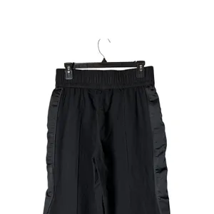Reebok Victoria Beckham Pants‎ Women Small Black Wool Snap Side Satin Wide Leg thumbnail 8